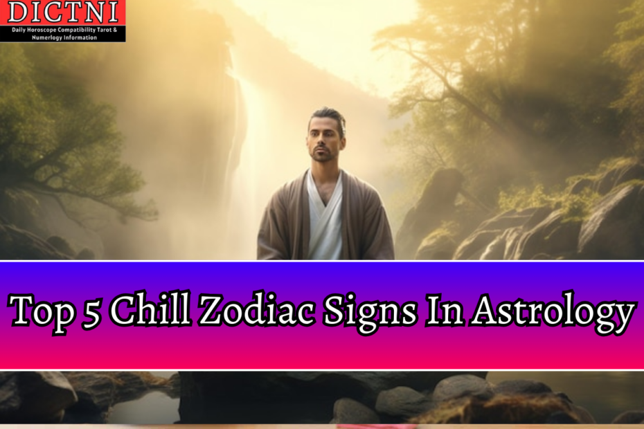Top 5 Chill Zodiac Signs In Astrology